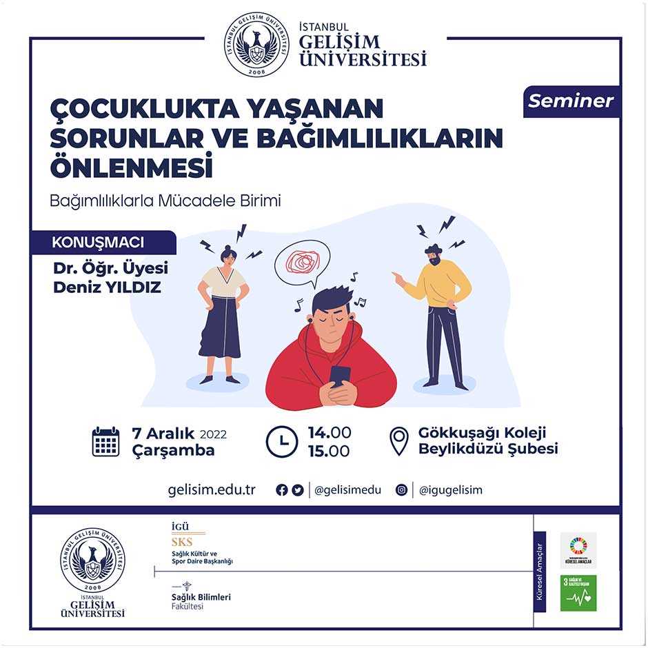 İstanbul Gelişim Üniversitesi sksdb Etkinlik Çocuklukta Yaşanan