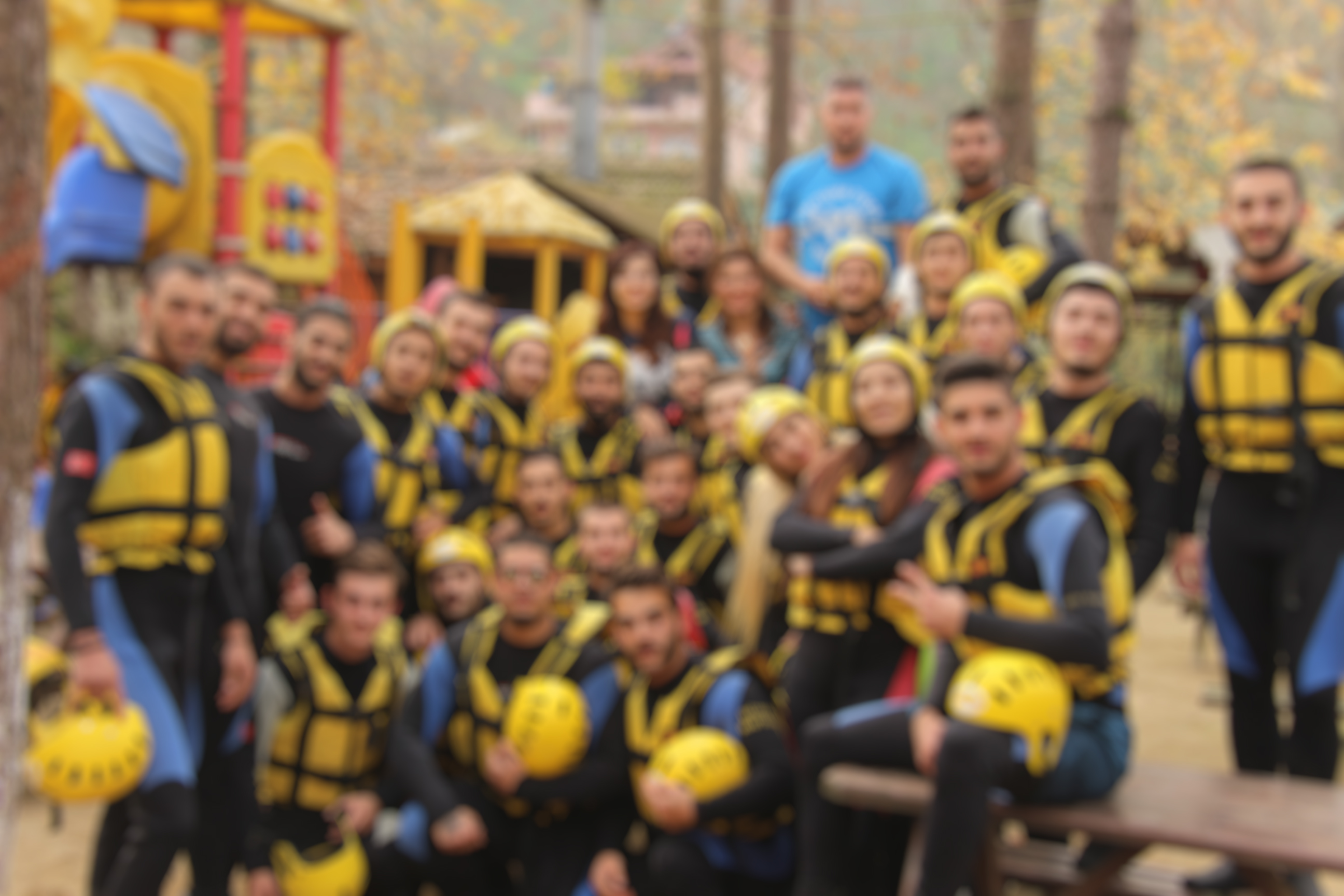 Gelişim BESYO Melen Çayın'da Rafting Aktivitesi