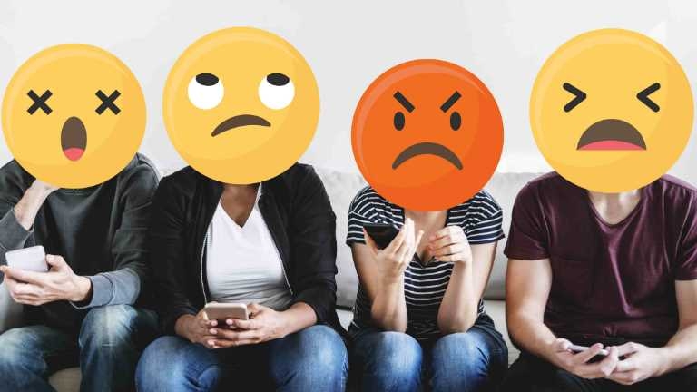 Social media is used to show anger