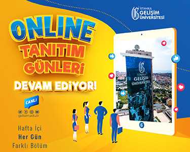 İstanbul Gelişim Üniversitesi Online Tanıtım Günleri Devam Ediyor