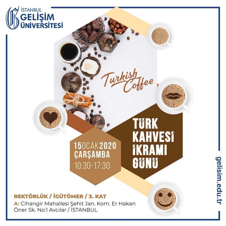 Türk Kahvesi İkramı Günü IGU İstanbul Gelişim Üniversitesi