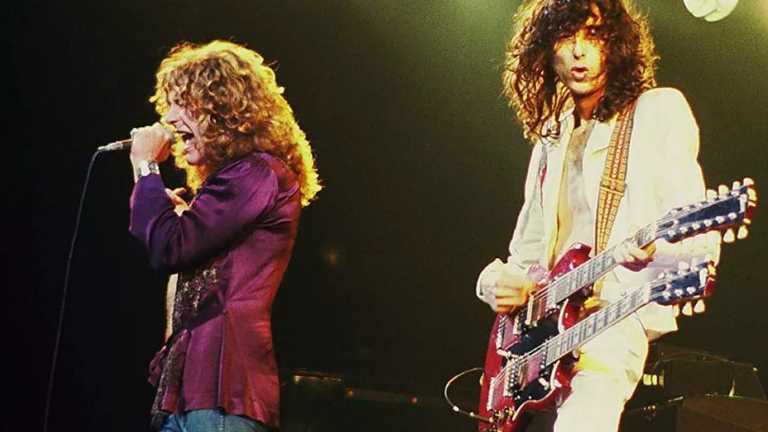 Led Zeppelin's Robert Plant and Jimmy Page