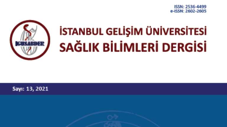 İstanbul Gelişim Üniversitesi Sağlık Bilimleri Dergisi Sayı 13