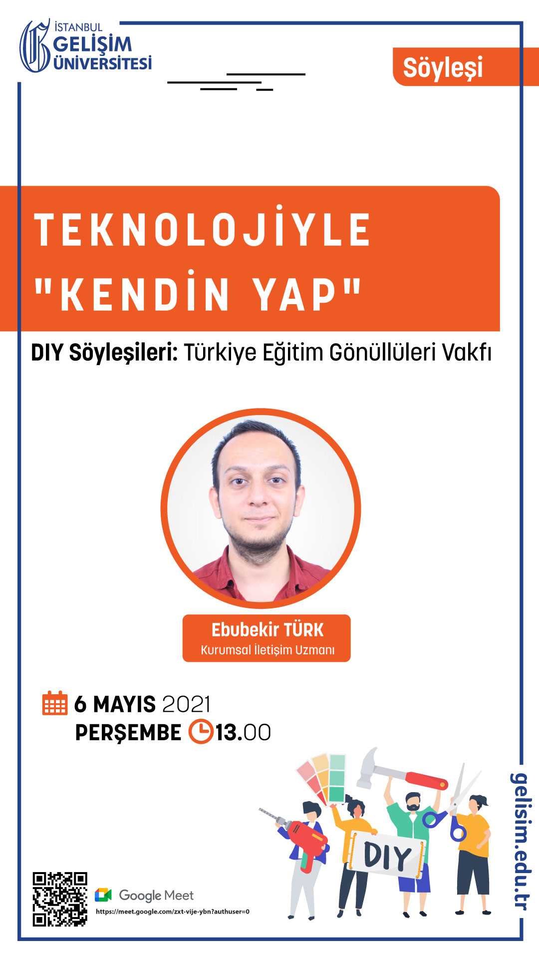 Teknolojiyle Kendin Yap - DIY Söyleşileri - Türkiye Eğitim Gönüllüleri Vakfı