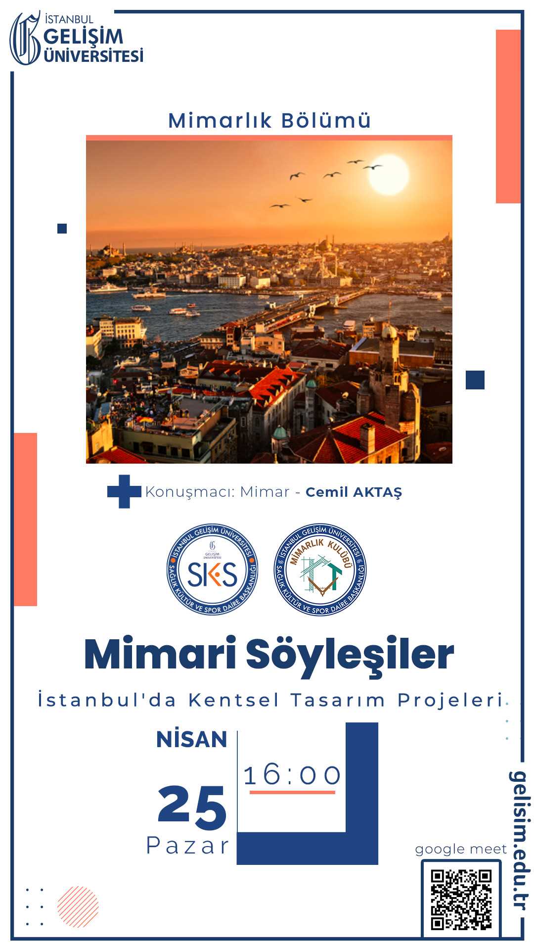 İstanbul'da Kentsel Tasarım Projeleri - Mimari Söyleşiler
