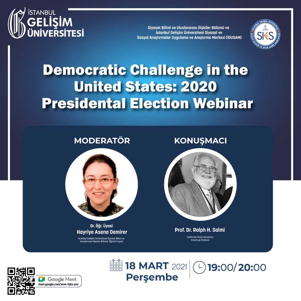 Democratic Challenge in the United States: 2020 Presidental Election Webinar
