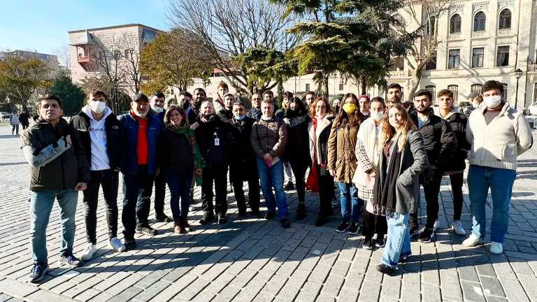 Turist Rehberliği Bölümü Öğrencileri Turist Rehberi ve Yazar Ahmet Faik ÖZBİLGE ile Buluştu!