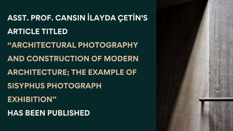 Asst. Prof. İlayda Çetin's Article Has Been Published