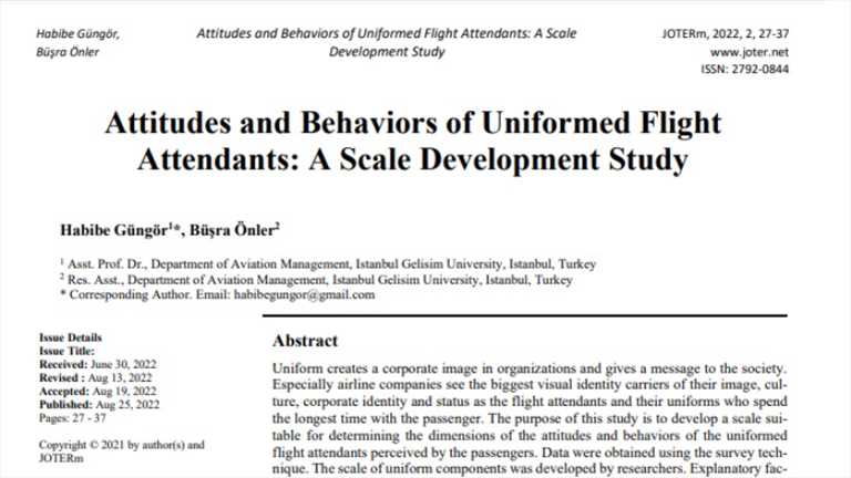 Assist.Prof. Habibe Güngör and Research Assistant Büşra Önler's article has been published.