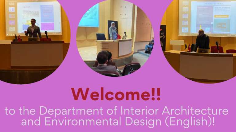 Welcome to the Department of Interior Architecture and Environmental Design (English)!