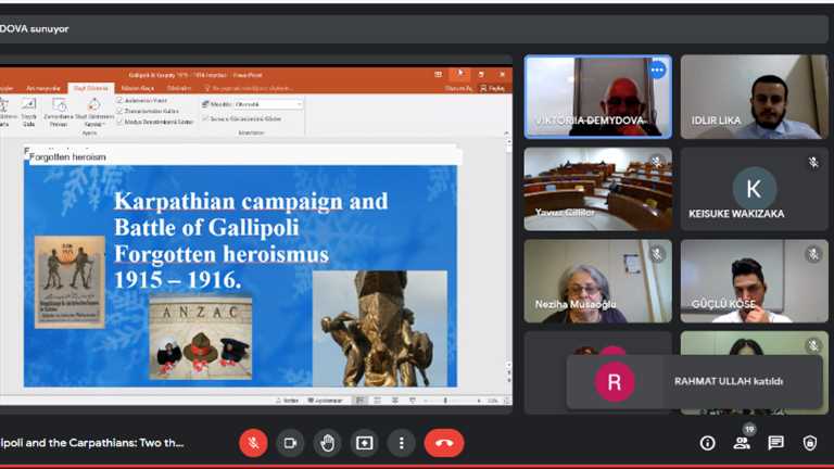 Professor Andrzej Olejko From the University Of Juroslaw Made a Presentation For the Gallipoli and The Carpathians Webinar
