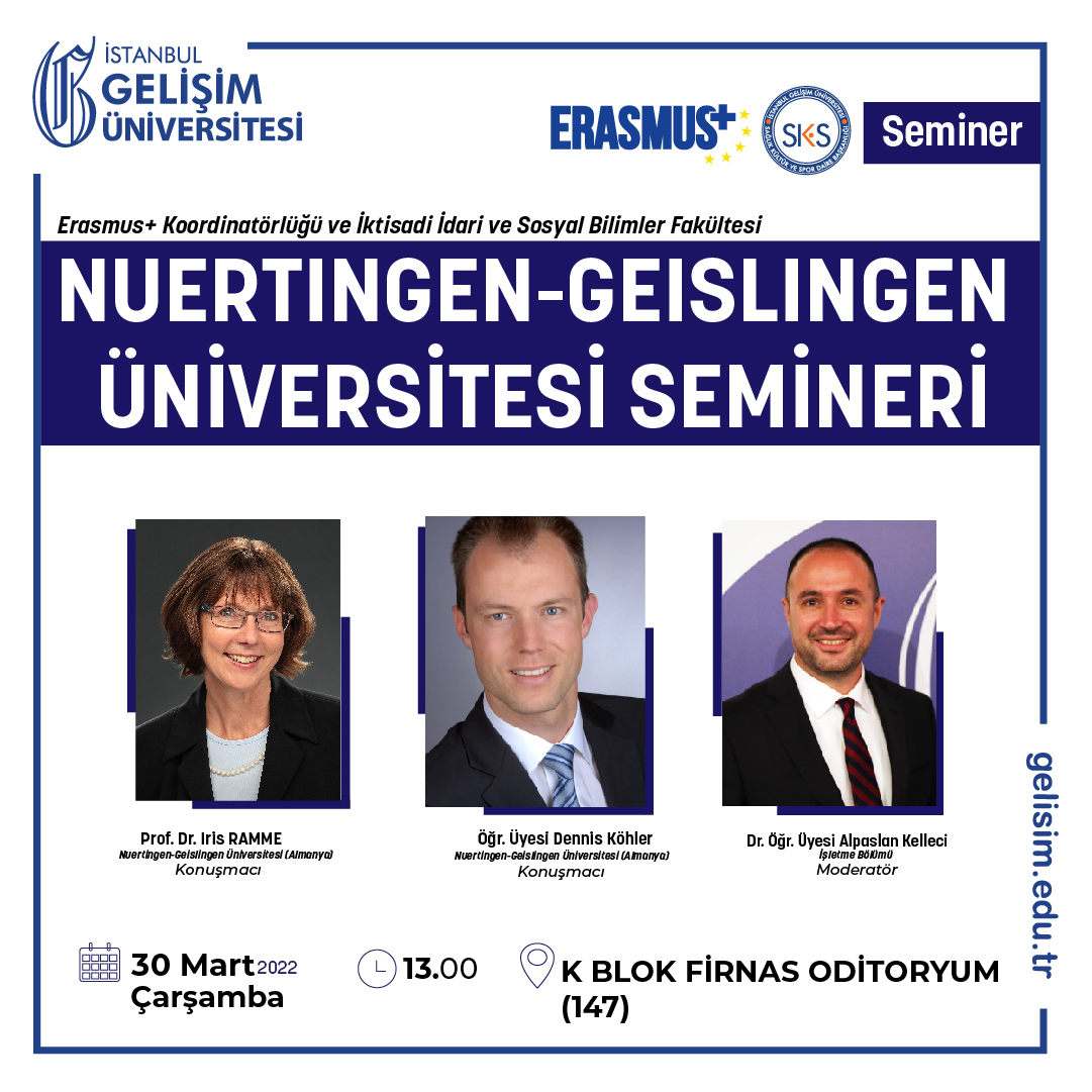 Nuertingen-Geislingen Üniversitesi Seminer Afişi