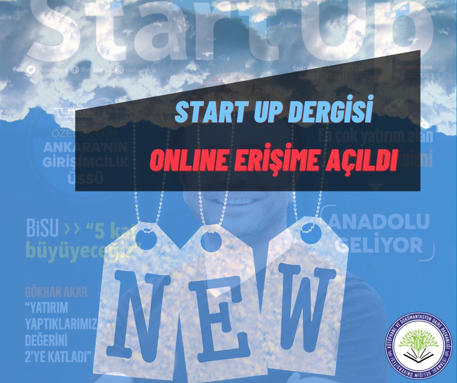 Start Up Dergisi Aboneliği Başladı