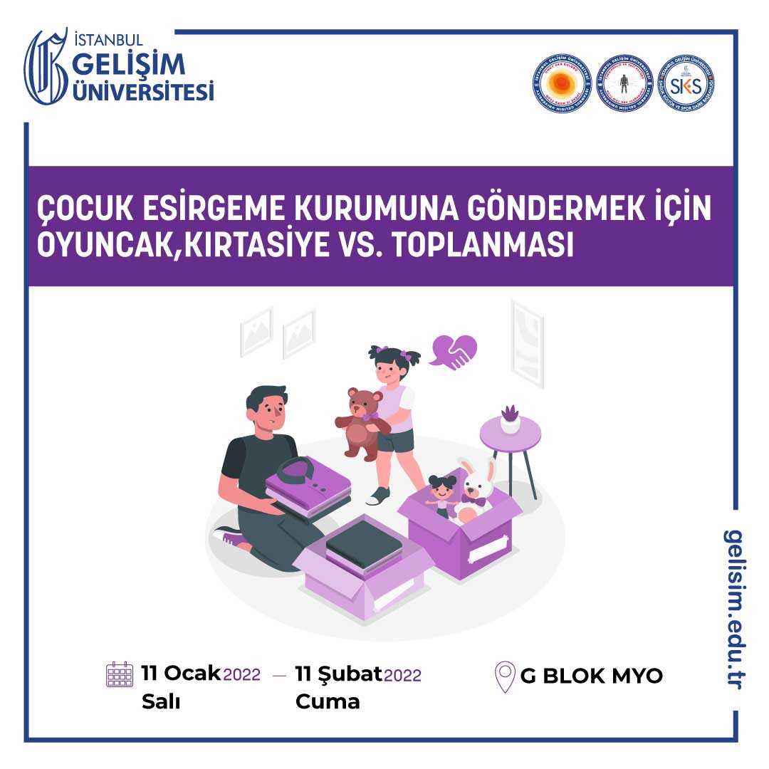 İstanbul Gelişim Üniversitesi - sksdb - Etkinlik - Çocuk Esirgeme ...