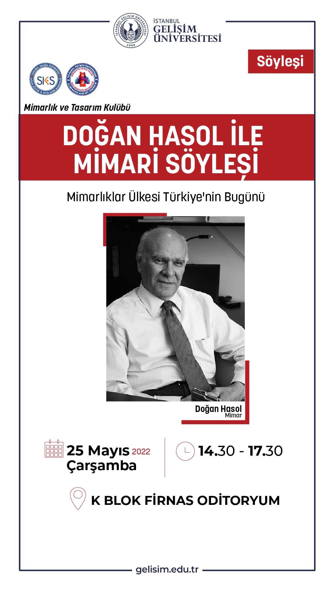 Doğan Hasol ile Mimari Söyleşi