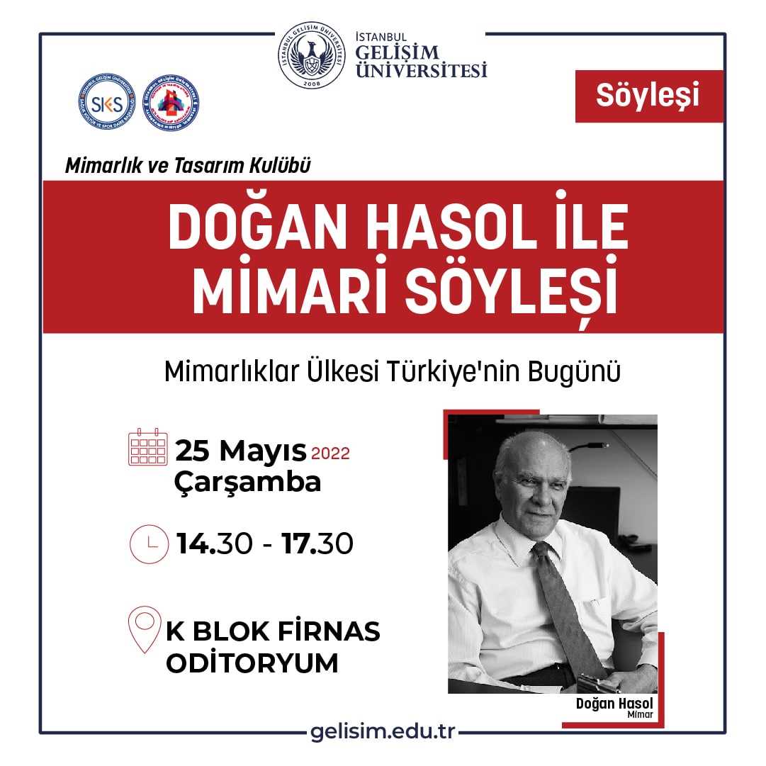 Doğan Hasol ile Mimari Söyleşi