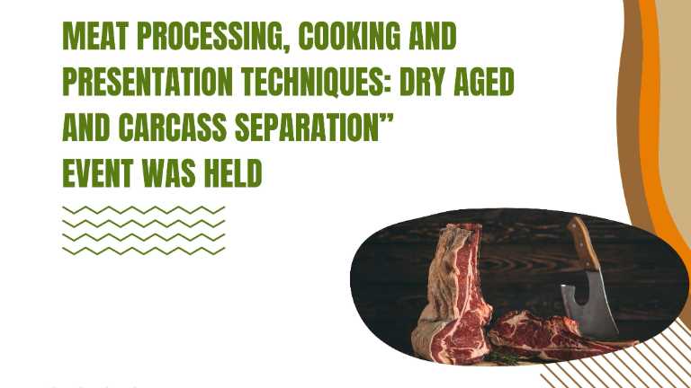Meat Processing, Cooking and Presentation Techniques: 
