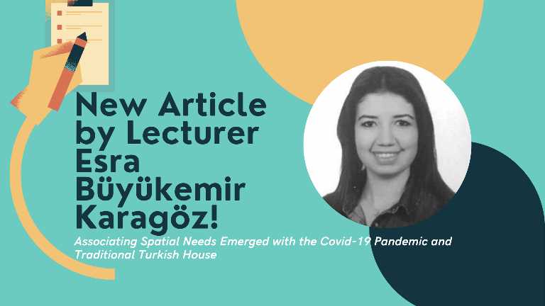 New Article by Lecturer Esra Büyükemir Karagöz!