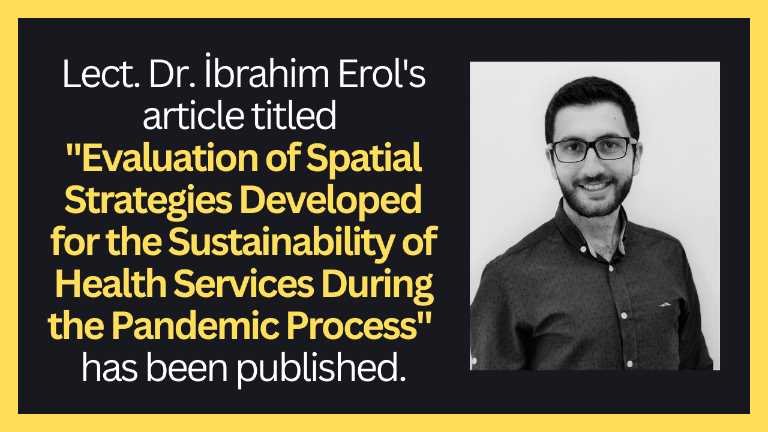  New Publishing from Lect. Dr. İbrahim Erol!