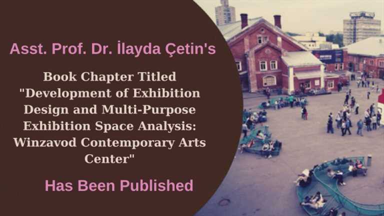 Asst. Prof. Dr. İlayda Çetin's Book Chapter Has Been Published