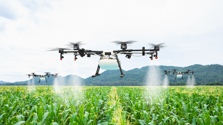 Drone era in agriculture: Efficient use of water resources is possible with drone technology!