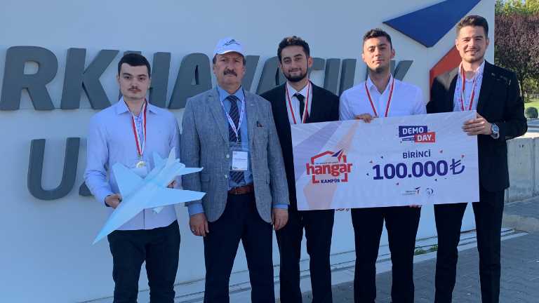 The UAV project "Jet Drone" developed by IGU TTO was awarded 1st in Turkish Aerospace Industry (TUSAŞ)!