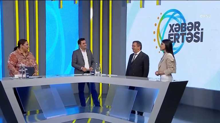 İGÜ Mütevelli Heyeti Başkanı Abdülkadir Gayretli, Azerbaycan televizyon kanalına konuk oldu