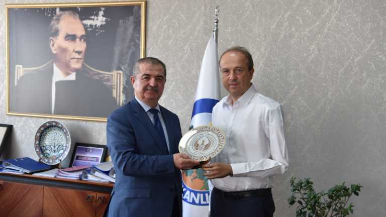 Rector Prof. Dr. Bahri Sahin visited the Mayor of Avcilar in his office