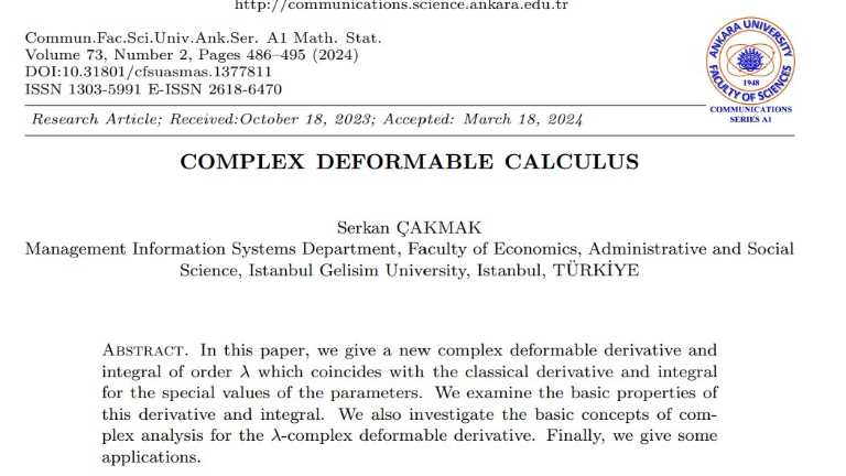 Dr. Öğr. Üyesi Serkan Çakmak'ın Akademik Başarısı!