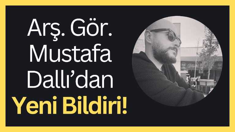 Arş. Gör. Mustafa Dallı’dan Yeni Bildiri!