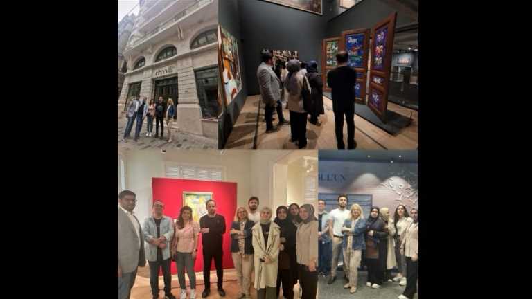 A trip was organized to İşbank Painting and Sculpture Museum