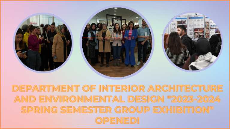 Department of Interior Architecture and Environmental Design "2023-2024 Spring Semester Group Exhibition" Opened