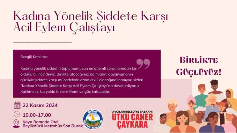 25 Kasım Kadına Yönelik Şiddete Karşı Uluslararası Mücadele Günü