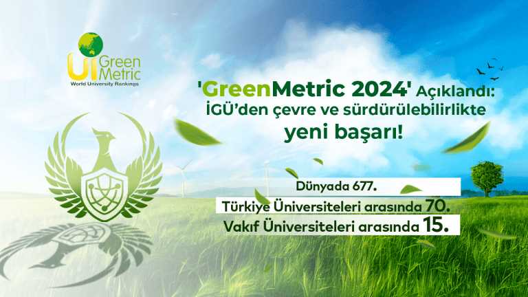 GreenMetric 2024 açıklandı: İGÜ’den çevre ve sürdürülebilirlikte yeni başarı!