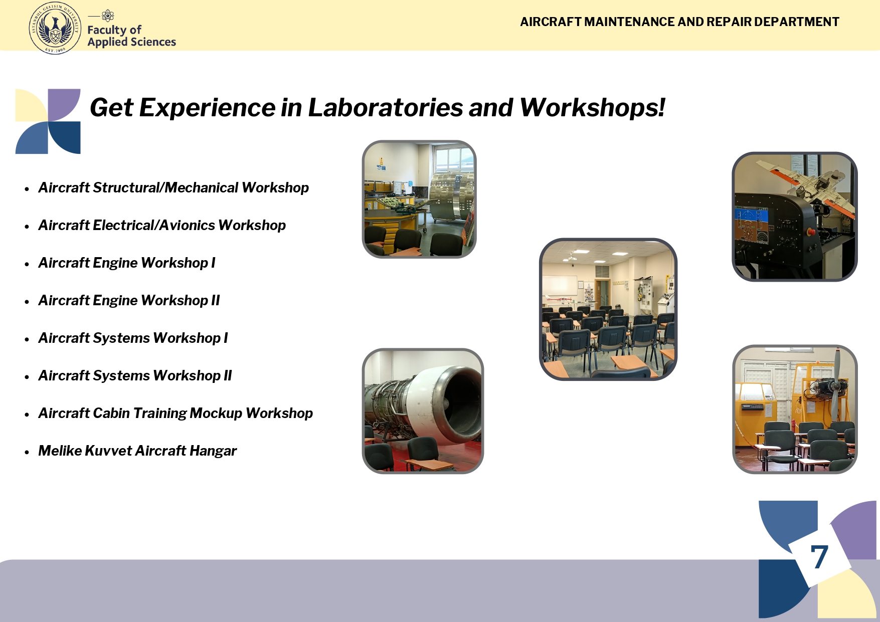 Aircraft Maintenance and Repair Department Brochure