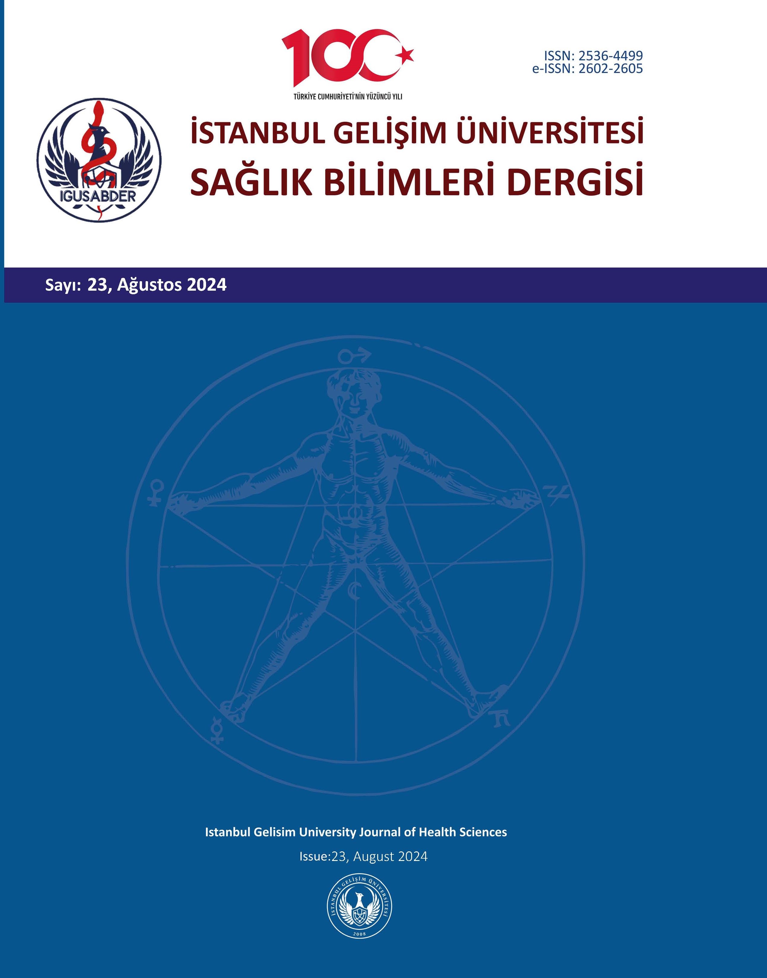 İstanbul Gelişim Üniversitesi Sağlık Bilimleri Dergisi (IGUSABDER) 23. sayısı yayımlandı