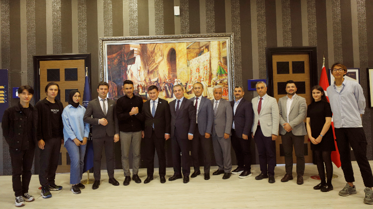 Kazakistan Cumhuriyeti İstanbul Başkonsolosluğu’ndan İGÜ’ye ziyaret