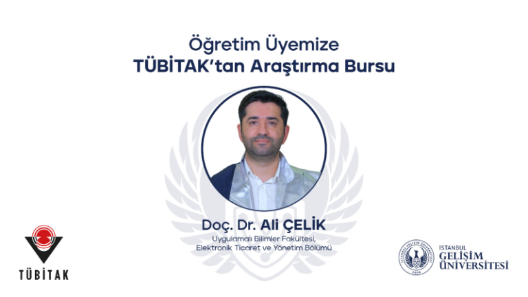 İGÜ Öğr. Üyesi Doç. Dr. Ali Çelik, TÜBİTAK araştırma bursuna hak kazandı!