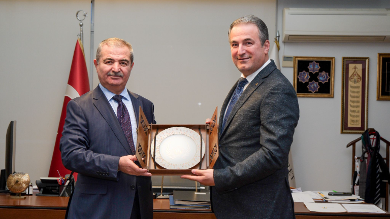 IGU Rector Prof. Bahri Sahin visits Istanbul Commerce University Rector Prof. Necip Simsek