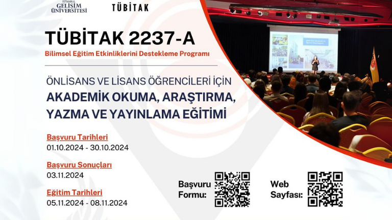 IGU Faculty Member Esat Taşdemir will organize TUBITAK-supported training!