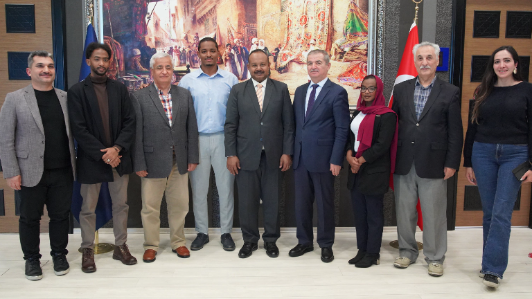 Sudan Consulate General in Istanbul and Sudanese Authorities Visited Istanbul Gelisim University!