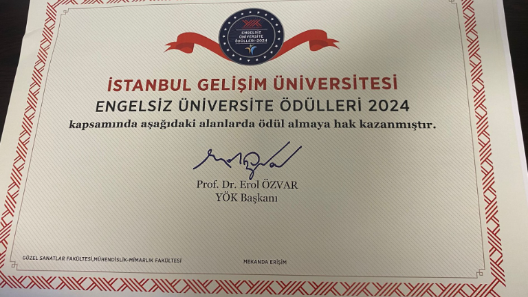 Engelsiz Üniversite Ödülleri’nde İGÜ’den yeni başarı!