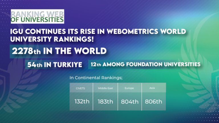 IGU continues its rise in Webometrics World University Rankings!