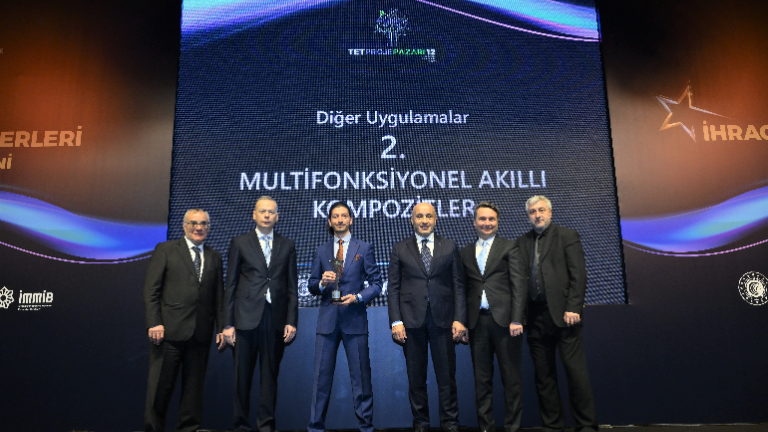 Asst. Prof. Dr. Mert Yıldırım was awarded the 2nd prize in the "TET Project Market 12 Competition"!