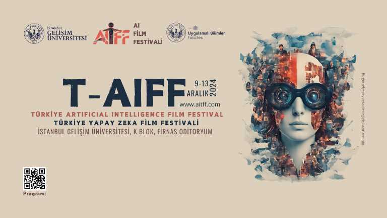 Türkiye Uluslararası Yapay Zekâ Film Festivali (T-AIFF) Afişi