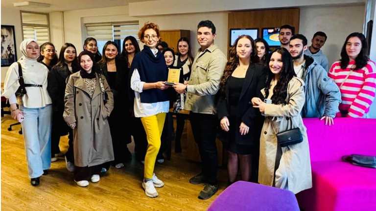 Public Relations Students Visit Modyo TV