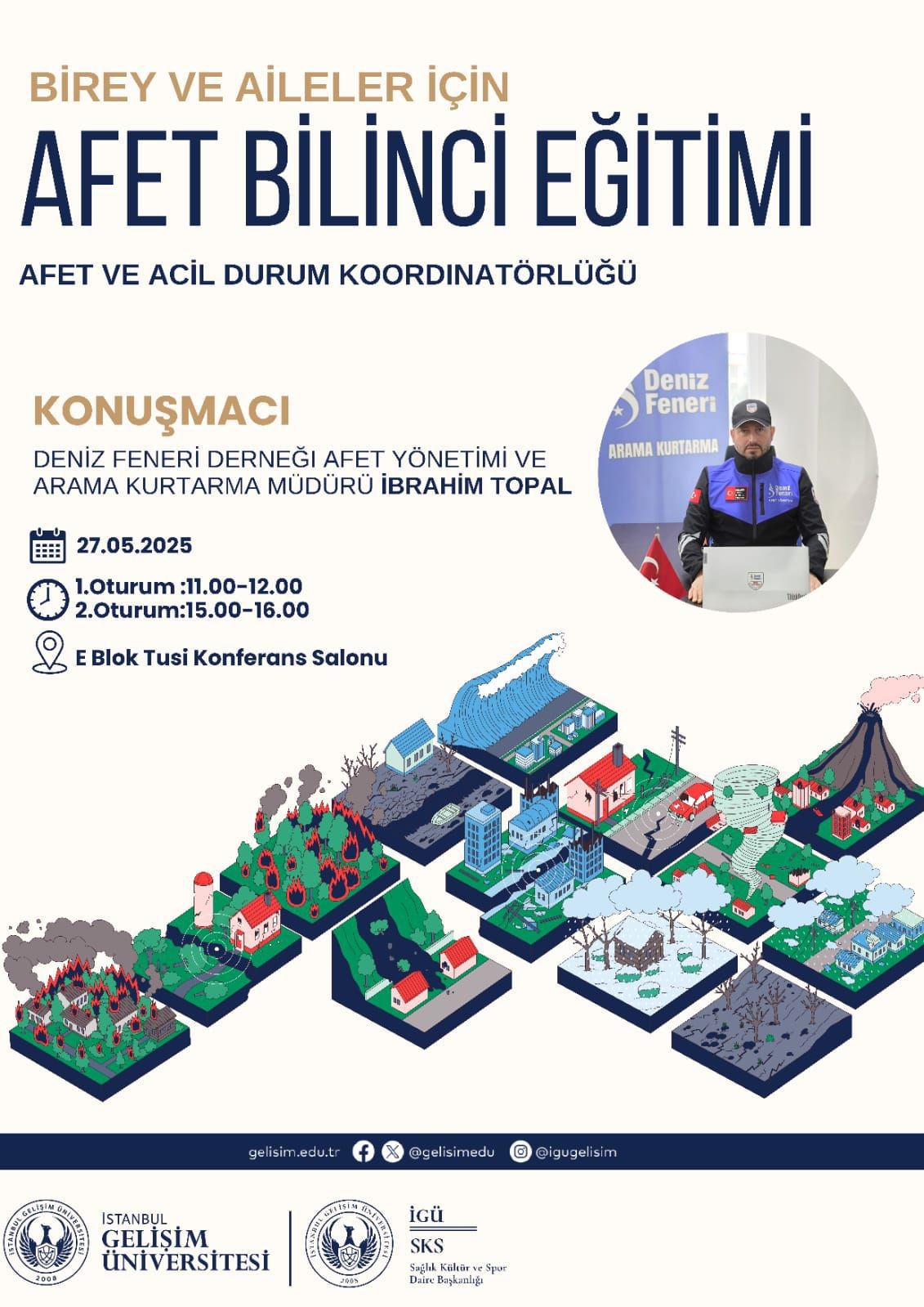 Birey ve Aileler İçin Afet Bilinci Eğitimi