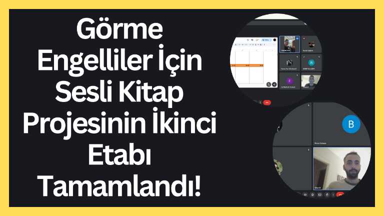 Görme Engelliler İçin Sesli Kitap Projesinin İkinci Etabı Tamamlandı!