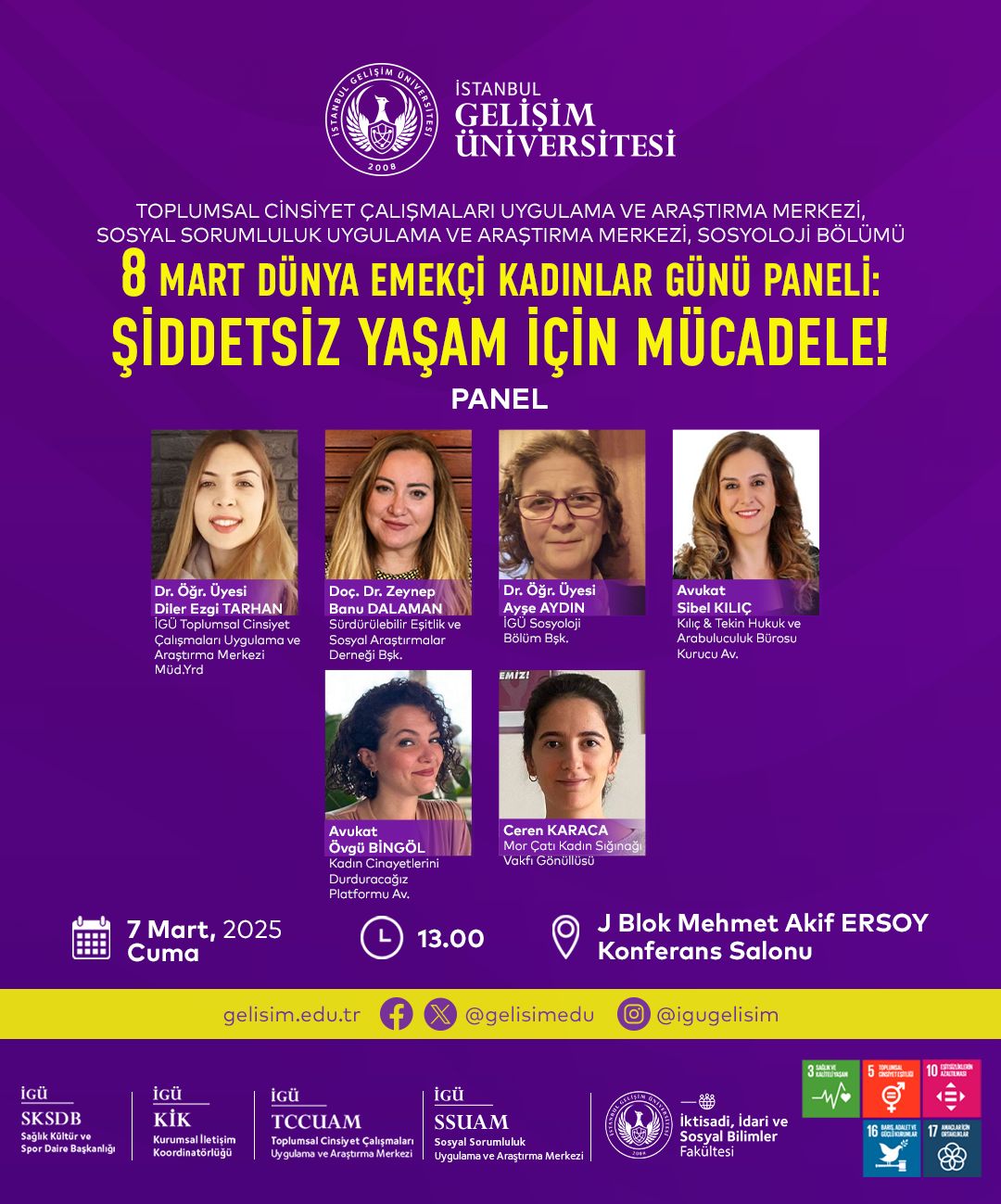 TCCUAM's March 8 International Working Women's Day Panel