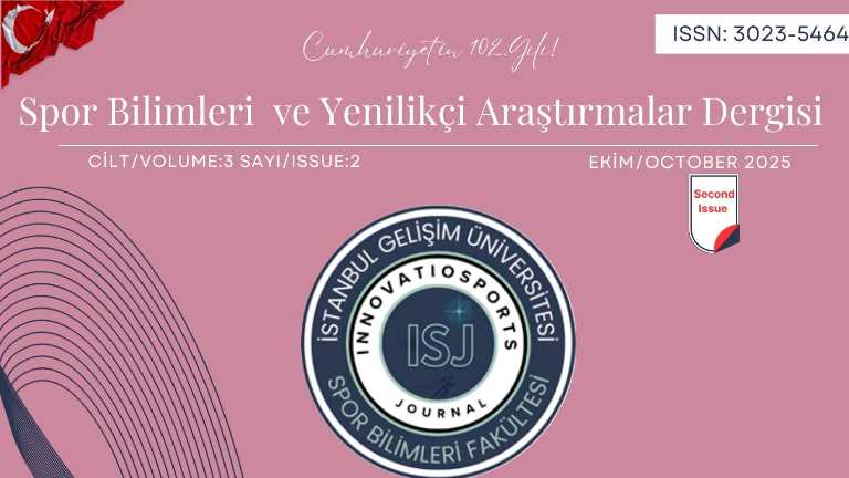 InnovatioSports Journal [Spor Bilimleri ve Yenilikçi Araştırmalar Dergisi] Cilt 3 Sayı 2 (2025) yayımlanmıştır.